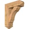 Ekena Millwork Olympic Arts and Crafts Smooth Bracket w/ Offset Brace, Western Red Cedar, 7 1/2"W x 24"D x 28"H BKT0806X24X28OLY03SWR - alternate 1